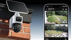 Poll image 1 for Your neighbor installs a security camera that directly captures a view of your yard. Do you ask them to adjust it?